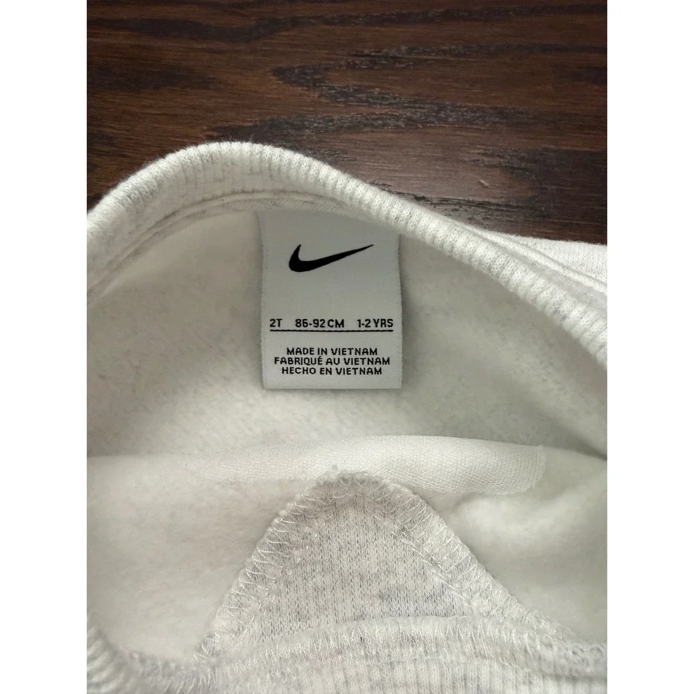 Nike Toddler 2-Piece Fleece Sweatshirt Jogger Set Birch Heather 76M188-X58 2T